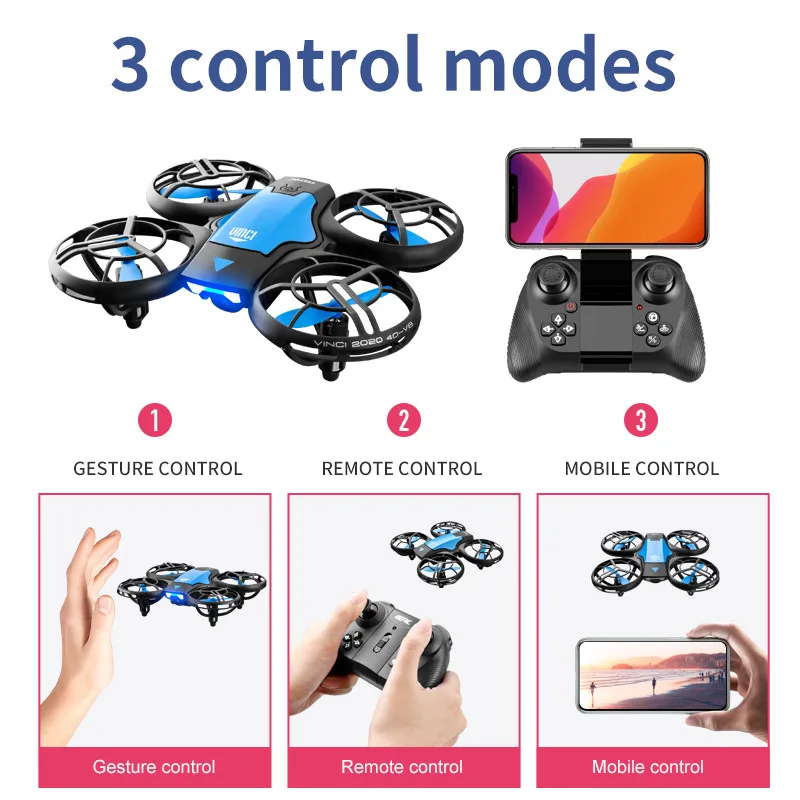 Novo Mini Drone V8 4K Profissi - Drone Controller Screen avaliação e preço