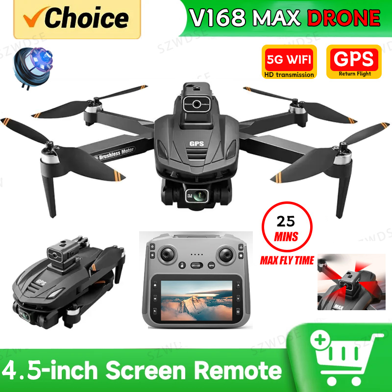 Drone Profissional V168 MAX GP - Jjrc Drone X12 avaliação e preço